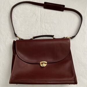 Jack Georges Leather Briefcase Bag